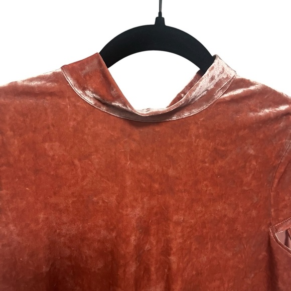 Madewell Crushed Velvet Mockneck Dress - Picture 5 of 10